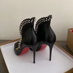 新品✨ルブタンROUCOULOUCOU 100 NAPPA SHINY　37.5 Christian Louboutin ROUCOULOUCOU 100 NAPPA SHINY Heel EU